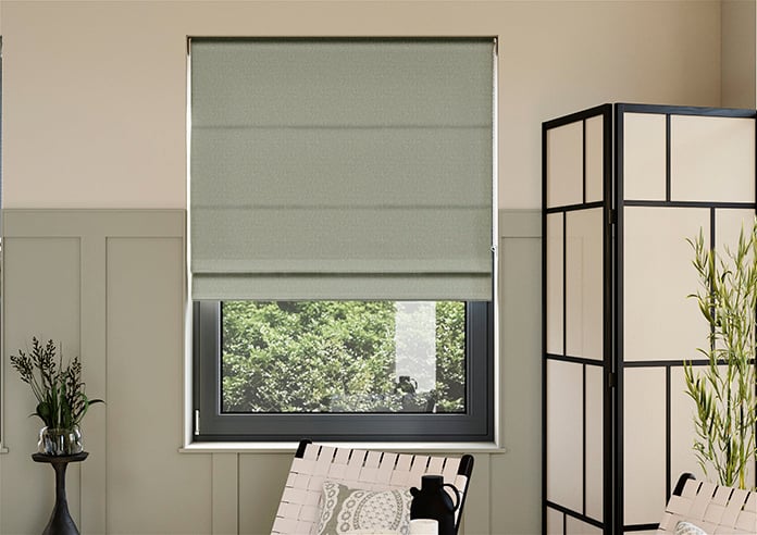 Geneva, Herbal Green - Twist&Fit Roman Blind - Image 3